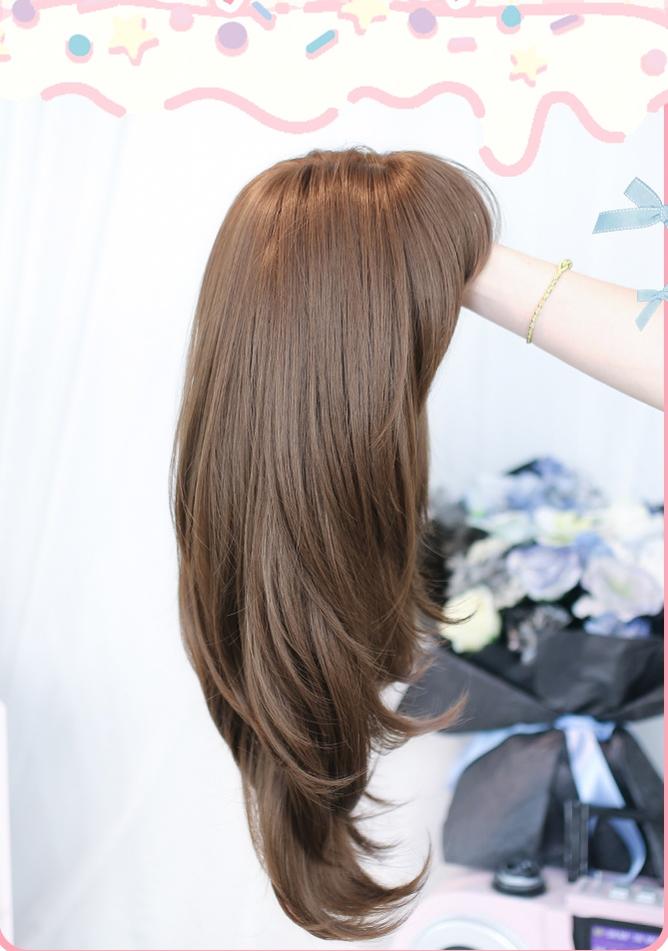 Dalao Home - Daily Lolita Solid Wig, Layered Haircut 44103:796033