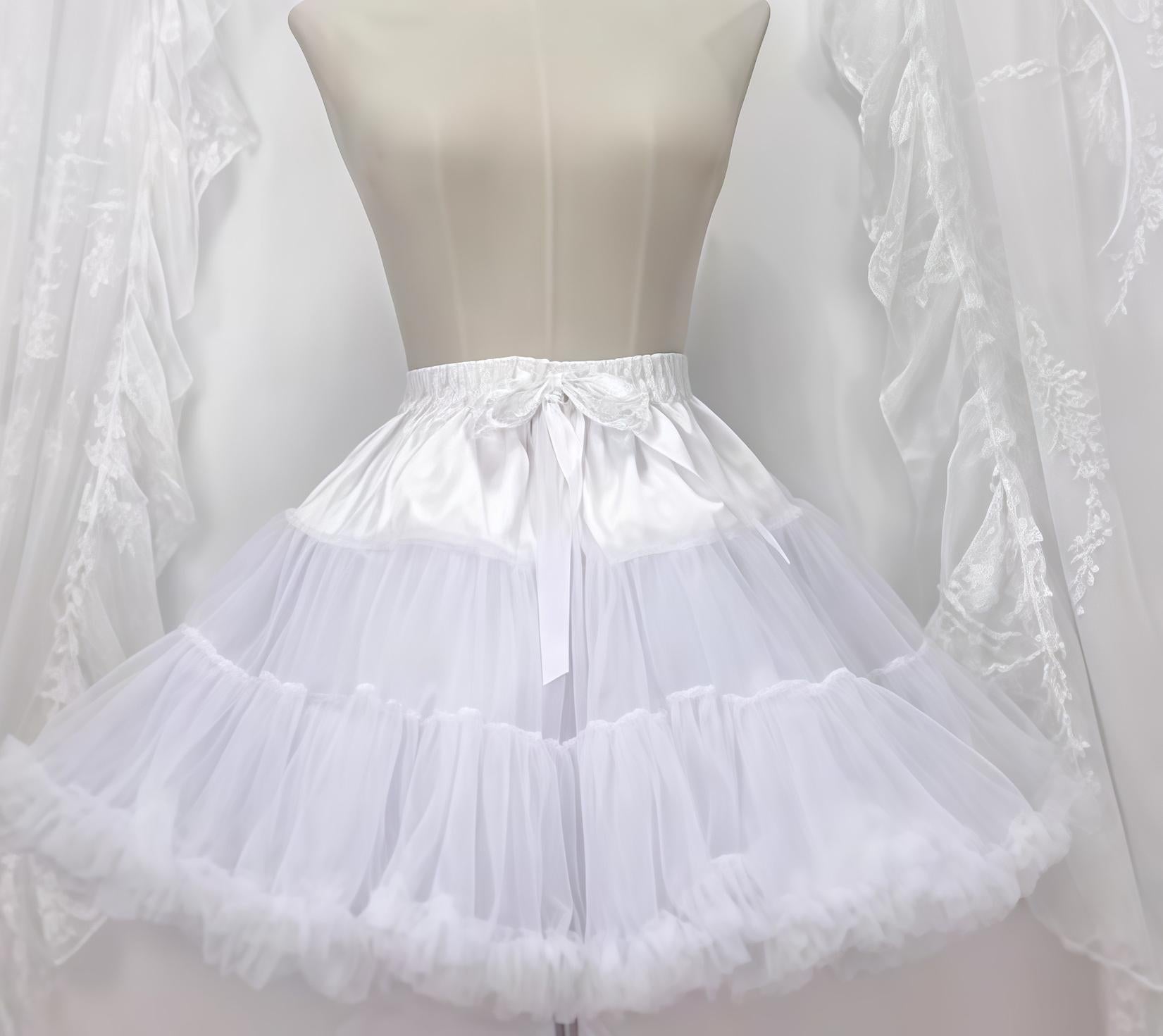 Hanguliang - Gem Crown - Sweet Lolita JSK Suit Tiered Ruffles Doll-Like Dress and BNT 42610:747535