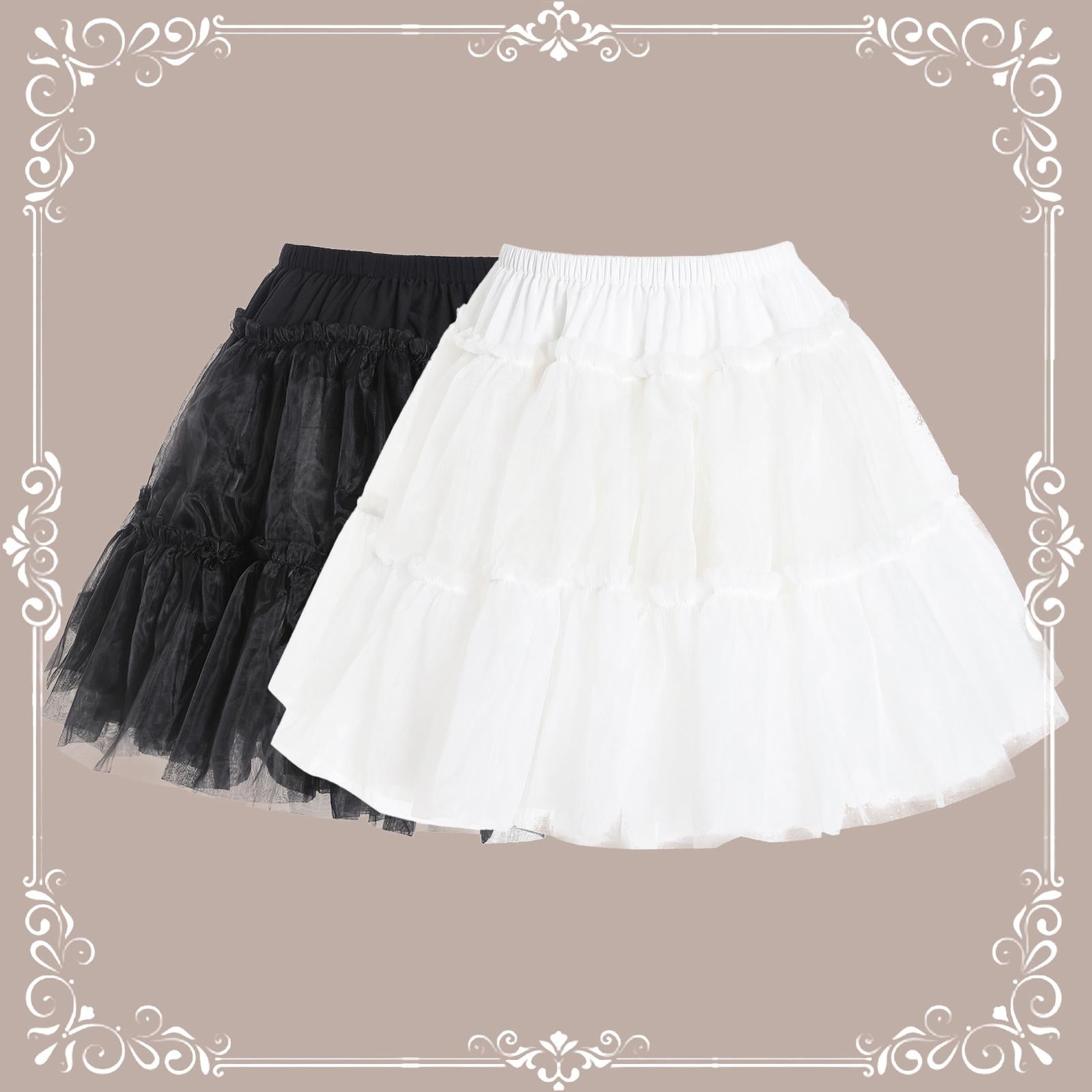 Aurora&Ariel -Dailywear A-Line Lolita Petticoat | 18" (45cm), Cotton Lining