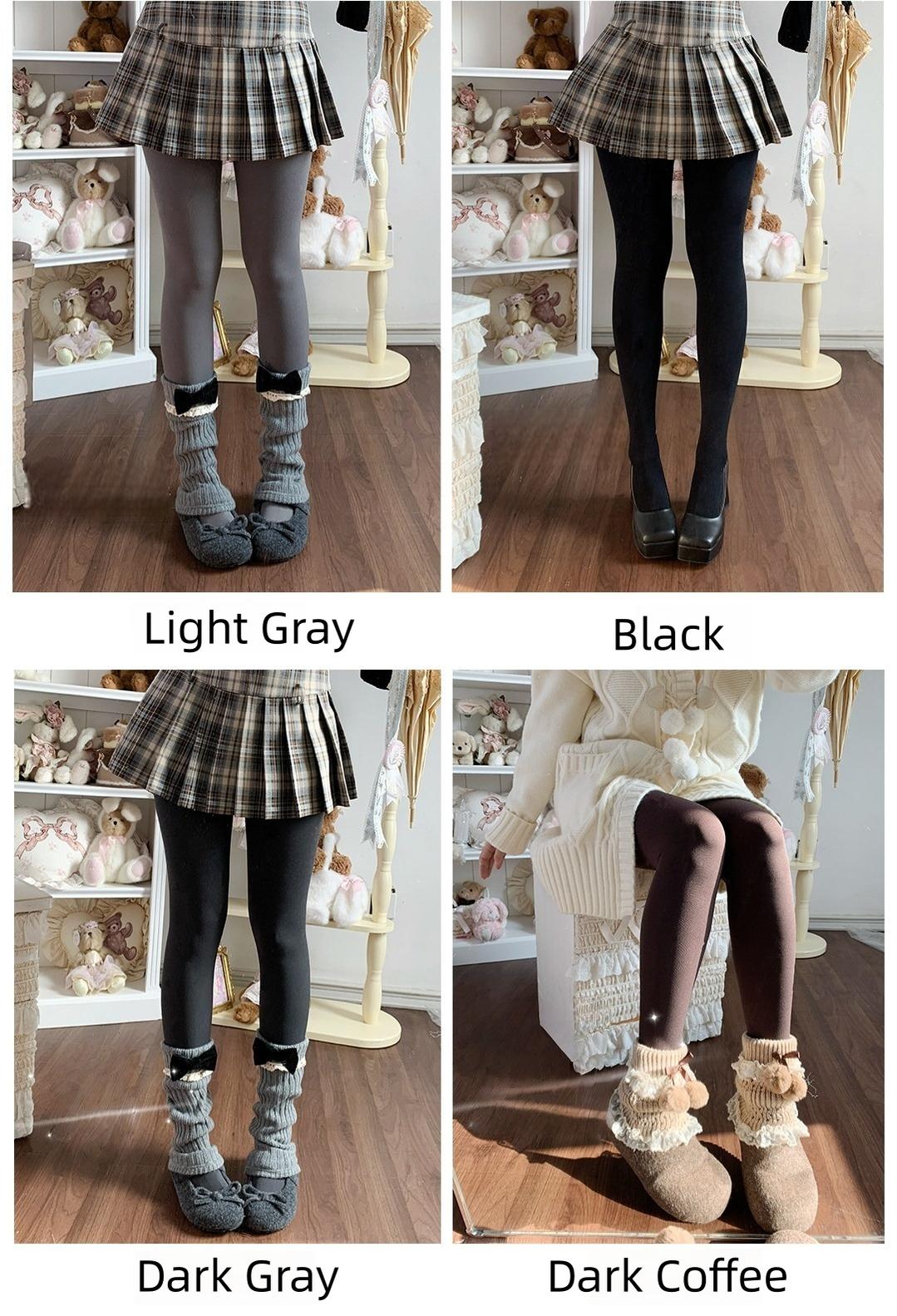 Daily Lolita Winter Fleece Lining Pantyhose