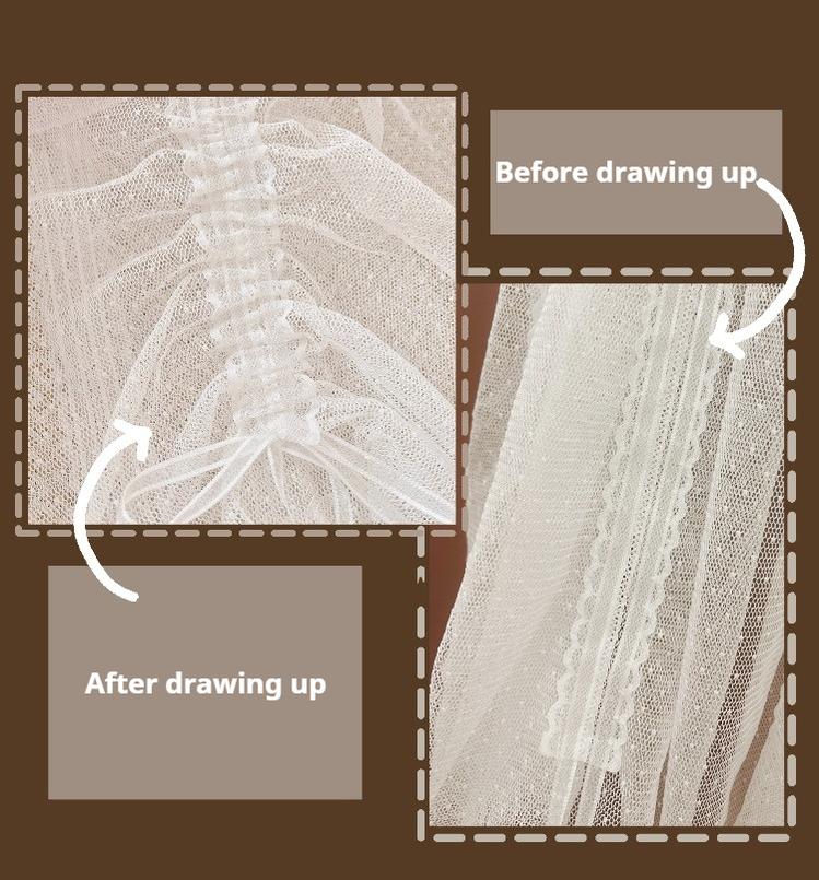 ThinkFly~Pleated Heart~Elegant Lolita Petticoat with Dotted Gauze Hem 42170:732961