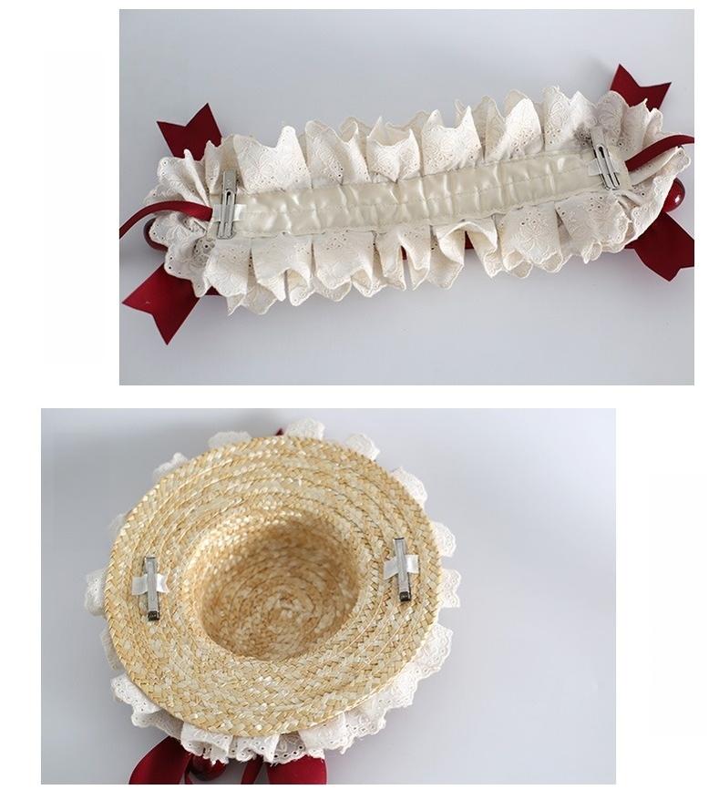 Xiaogui - Country Lolita Headdress, Daisy & Cherry Inspired