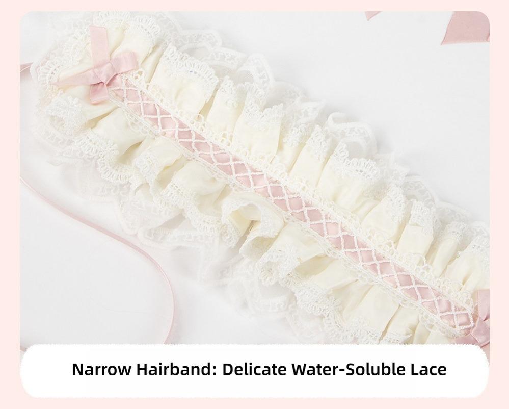 Sweet Lolita Headdress Set, Detachable Bunny Ears 44457:809124