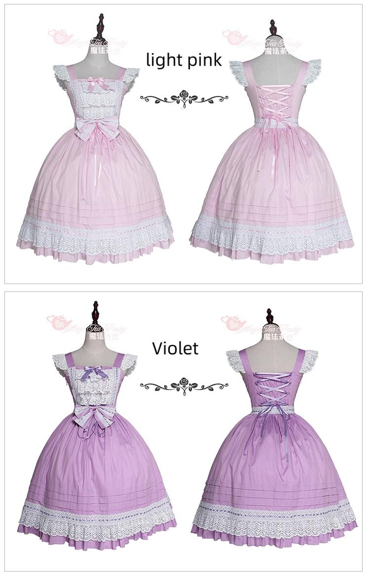 Magic Tea Party~Cute Lolita Jumper Dress Multicolors JSK 33726:434318