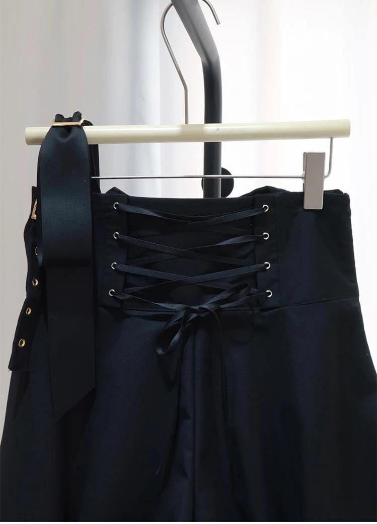 Eternal Night Echo - Ouji Lolita Blouse and Bubble Shorts, Detachable Suspender 45451:850741
