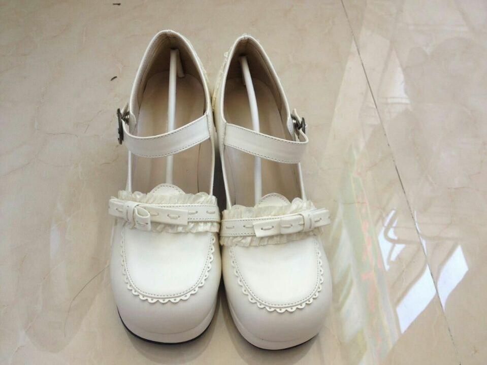 Bow Lace Customized Lolita Shoes