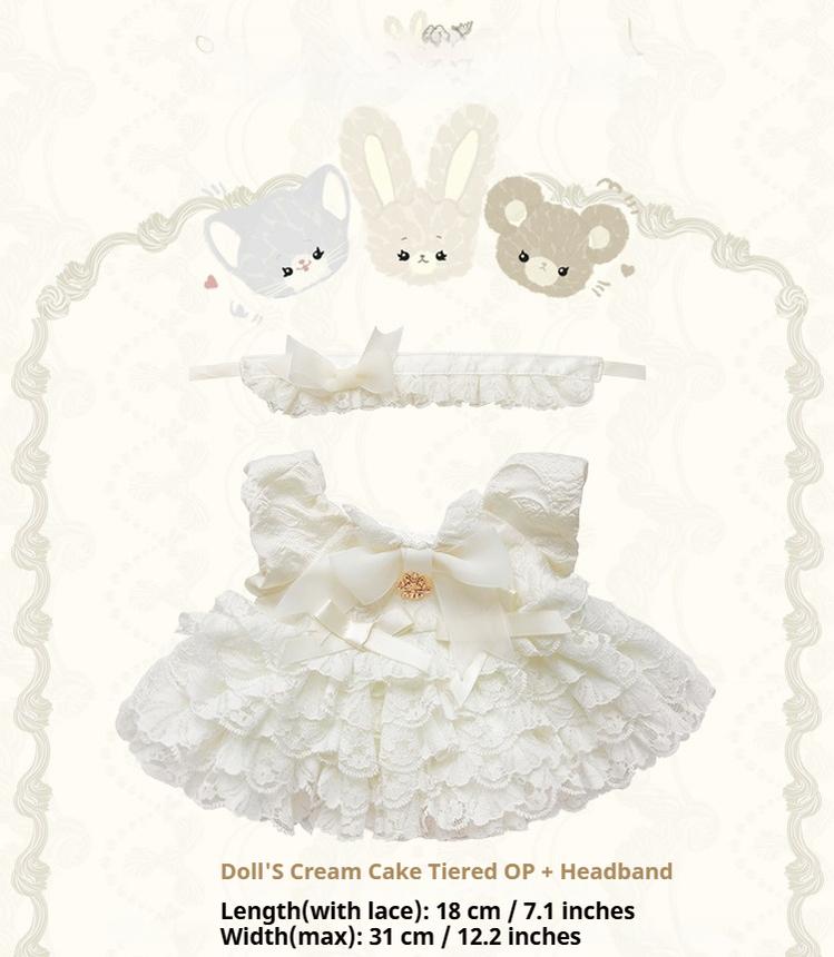 Mademoiselle Pearl~Pearl Doll Cabinet~Kawaii Lolita Plush Doll Bag with Outfit 42517:743396