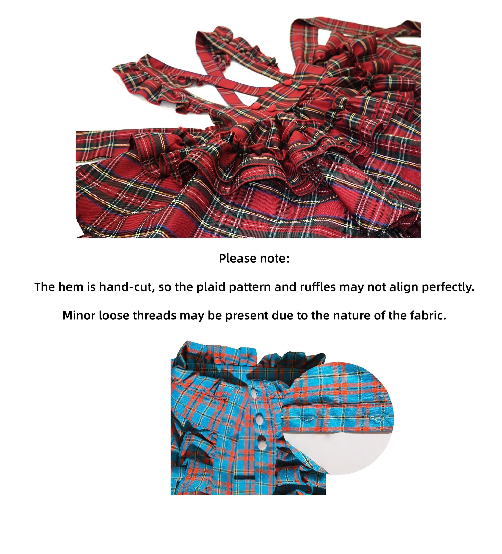 Humanoid Gift Box - Plaid Gothic Lolita Blouse & SK 44028:792666