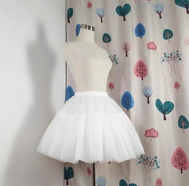 Adjustable Lolita Hoop Puffy Petticoat, 17.7" (45 cm) 39954:850861