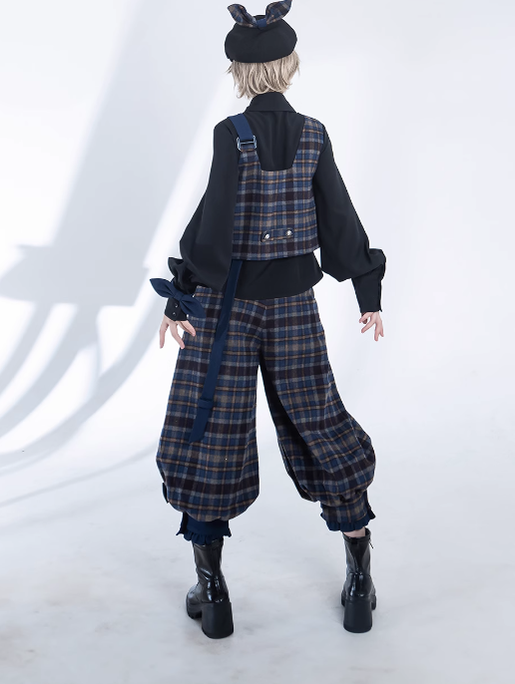 Princess Chronicles - Secret Morning News - Ouji Lolita Pants Vest Set