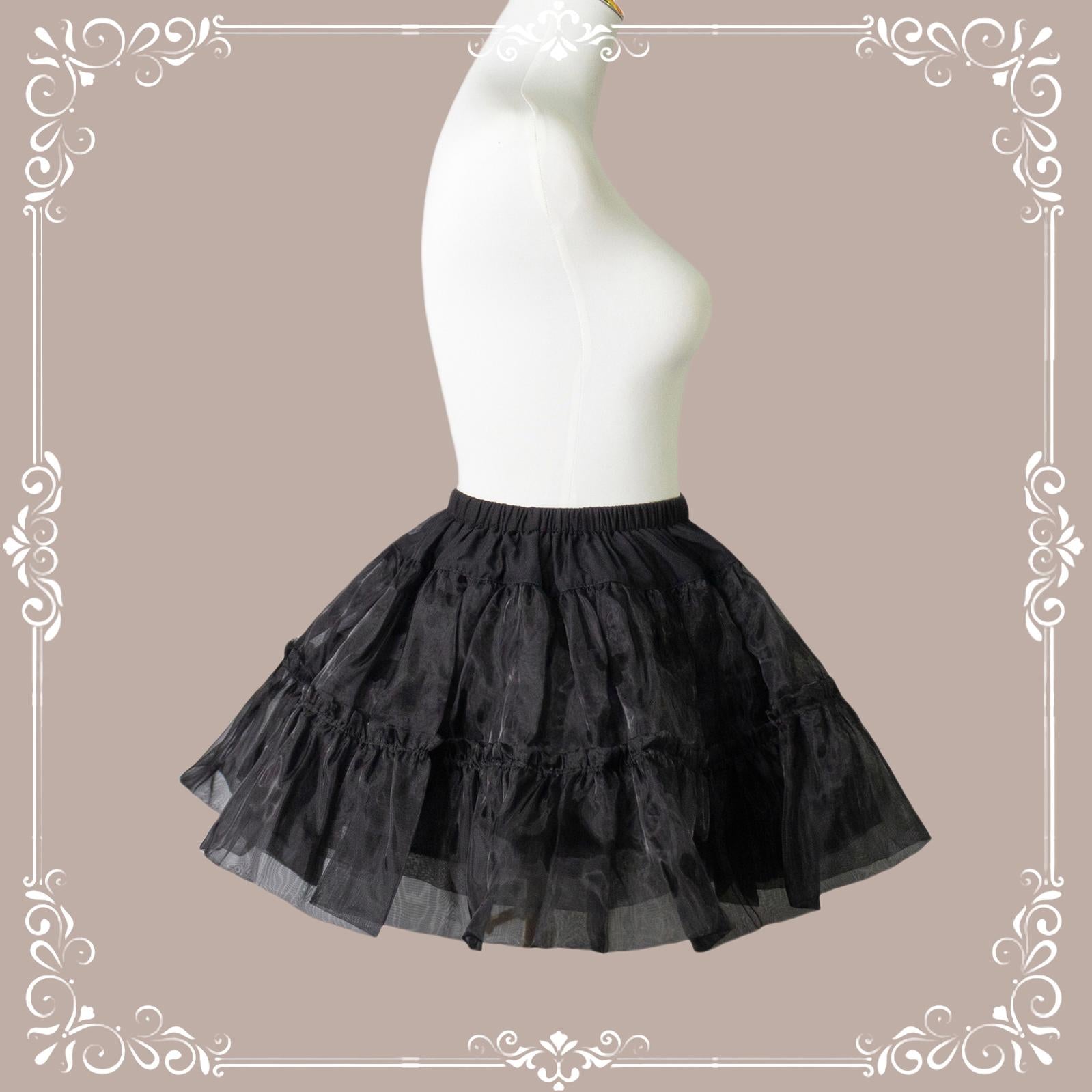 Aurora&Ariel - Short A Line Petticoat Collection | 13.8" (35 cm) Length, Mini to Extreme Puffy