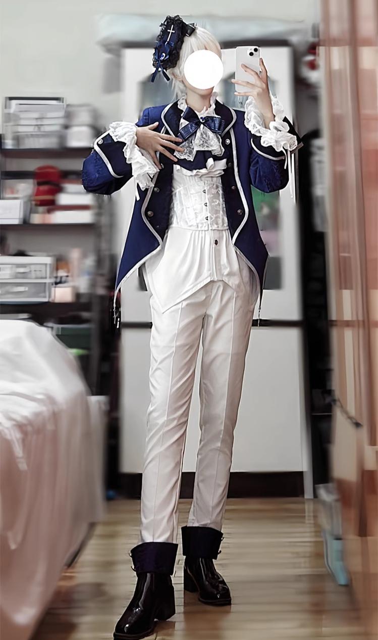 CastleToo - Coffin of Pilgrimage - Ouji Lolita Shirt Pants Suit Medieval European Prince Suit 35586:496874