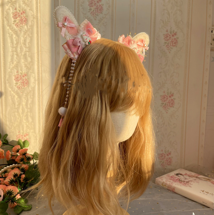 Luoluo Decoration - Han Lolita Pink Head Accessory