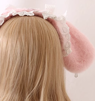 Xiaogui - Kawaii Lolita Hairband Plush Wings Headdress