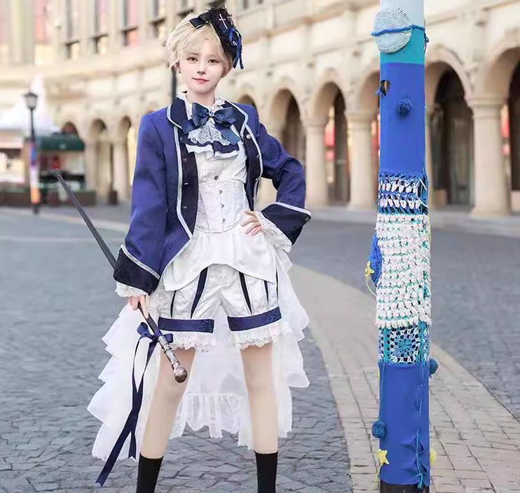 CastleToo - Coffin of Pilgrimage - Ouji Lolita Shirt Pants Suit Medieval European Prince Suit 35586:496984
