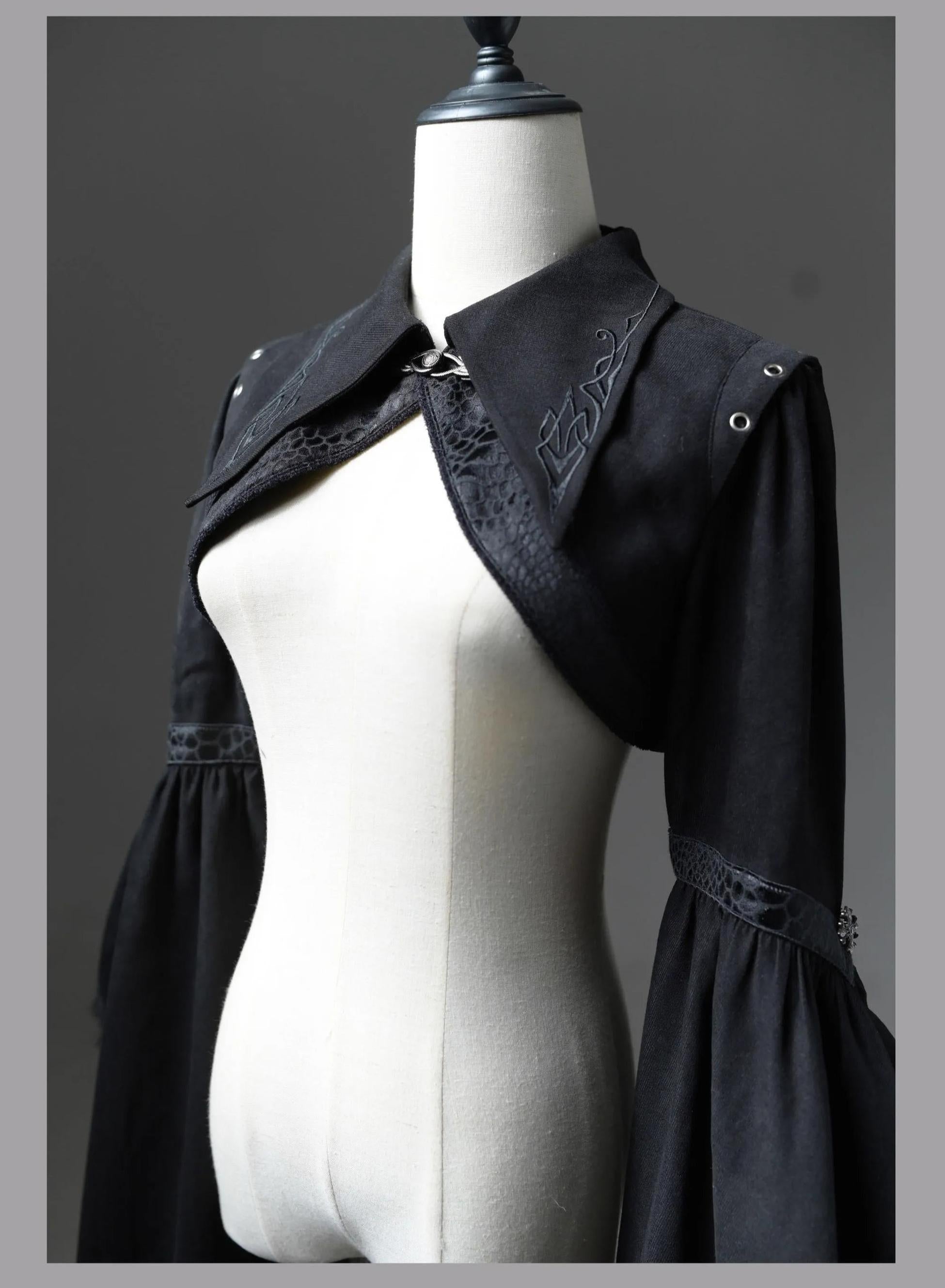 Wuyuzhe~Dragoon Knight 3.0 Version~Western Fantasy Style Lolita Irregular Skirt Set Lolita Vest 40186:651178
