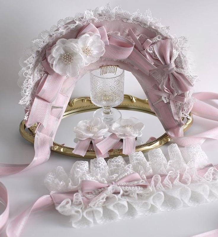 Xiaogui - Sweet Lolita Lace Headdress, Detachable Flower 40786:798797