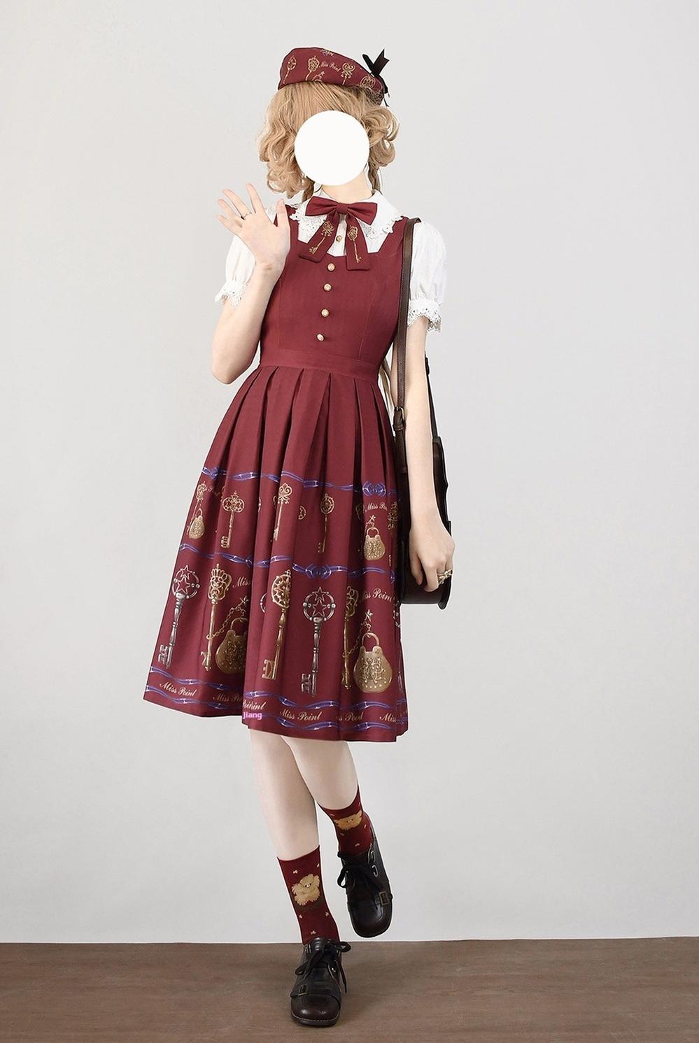 Miss Point~Antique Key~ Elegant Lolita JSK Retro Lolita Dress 39890:641556