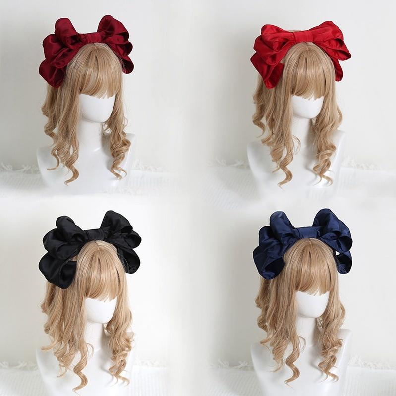Xiaogui - Satin Doll-like Lolita KC, Layered Bowknot