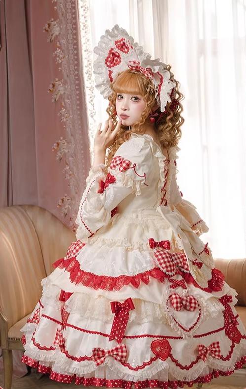 IP Collaboration Sweet Lolita OP Dress, Kitty Details