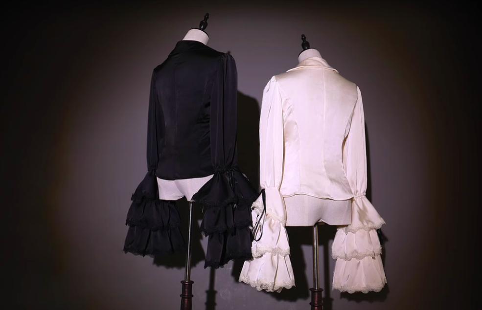 Caged Bird Hotel - Reborn Ancient God - Gothic Lolita Shirt & Skirt Set 35812:505688