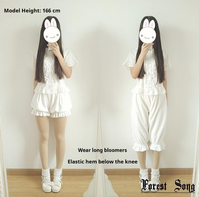 Forest Song - Daily Lolita Bloomer Winter Lolita Pumpkin Pants
