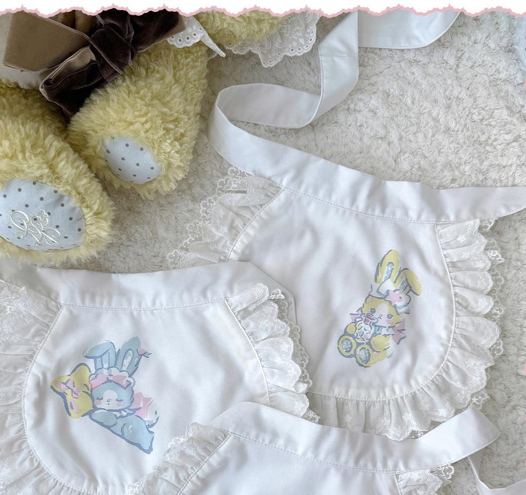 Star Gummies - IP Collaboration Sweet Lolita Dress, Bunny Print & Lace 44608:830568