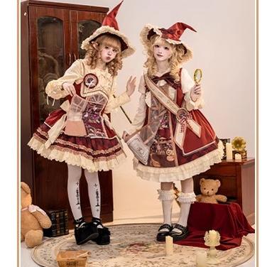 Sweetheart Vending Machine~Magic Grocery Store~Sweet Lolita Salopette Dress and Accessory Set 34736:492898