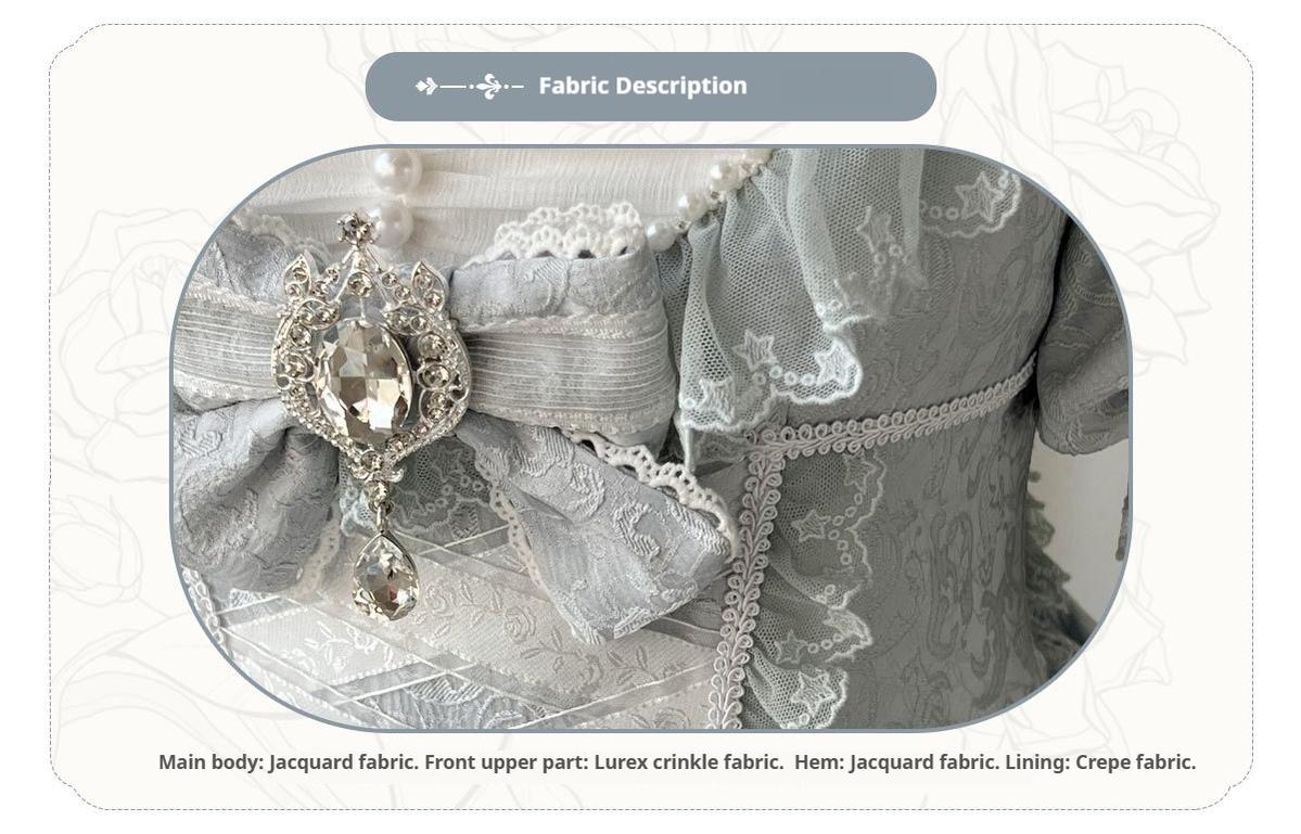 Rose Island - Fairytale Dance - Princess Lolita OP Halter Neckline Dress