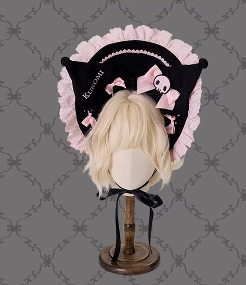 IP Collaboration Sweet Lolita JSK Dress Set,Kuromi Details Printed BNT Only XS