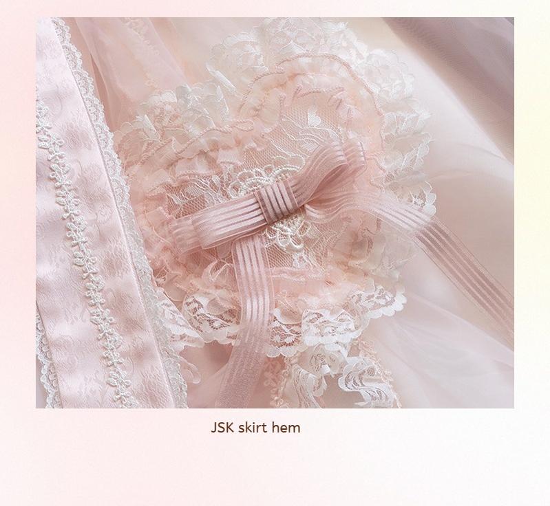 Mewroco - Candy Flavor - Gorgeous Sweet Lolita Dress, Lace & Petal Hem 43711:783724