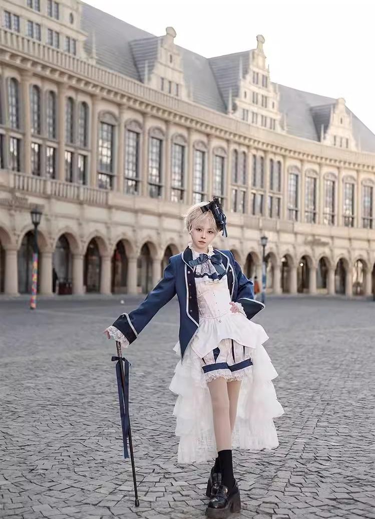 CastleToo - Coffin of Pilgrimage - Ouji Lolita Shirt Pants Suit Medieval European Prince Suit 35586:496850