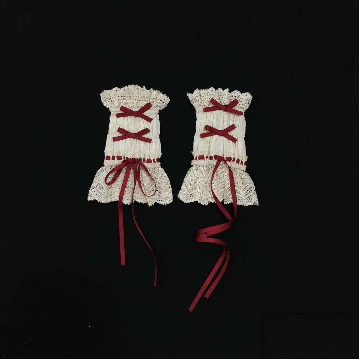 Old Rose Garden - Old School Lolita Floral Print Headdress & Socks 45981:870426