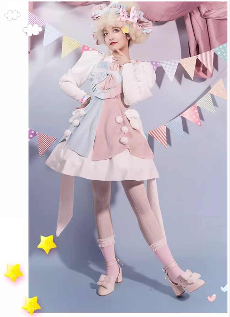 (Buyforme)Daydream Whisper~Plus Size Cute Sweet Making Wish Lolita JSK 21320:300756