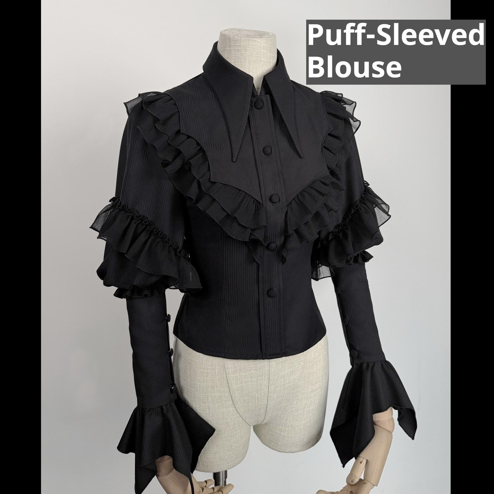 Bone-Eroded Butterfly - Gothic Lolita JSK & SK Set (L M S XL) 44051:793289