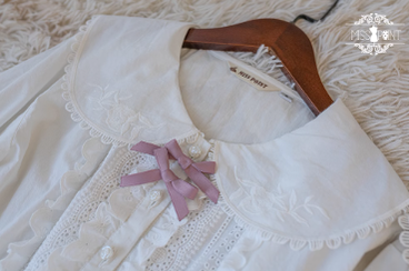 Miss Point~Little Anna~Elegant Lolita Cotton Puff Sleeve Blouse 16928:232944