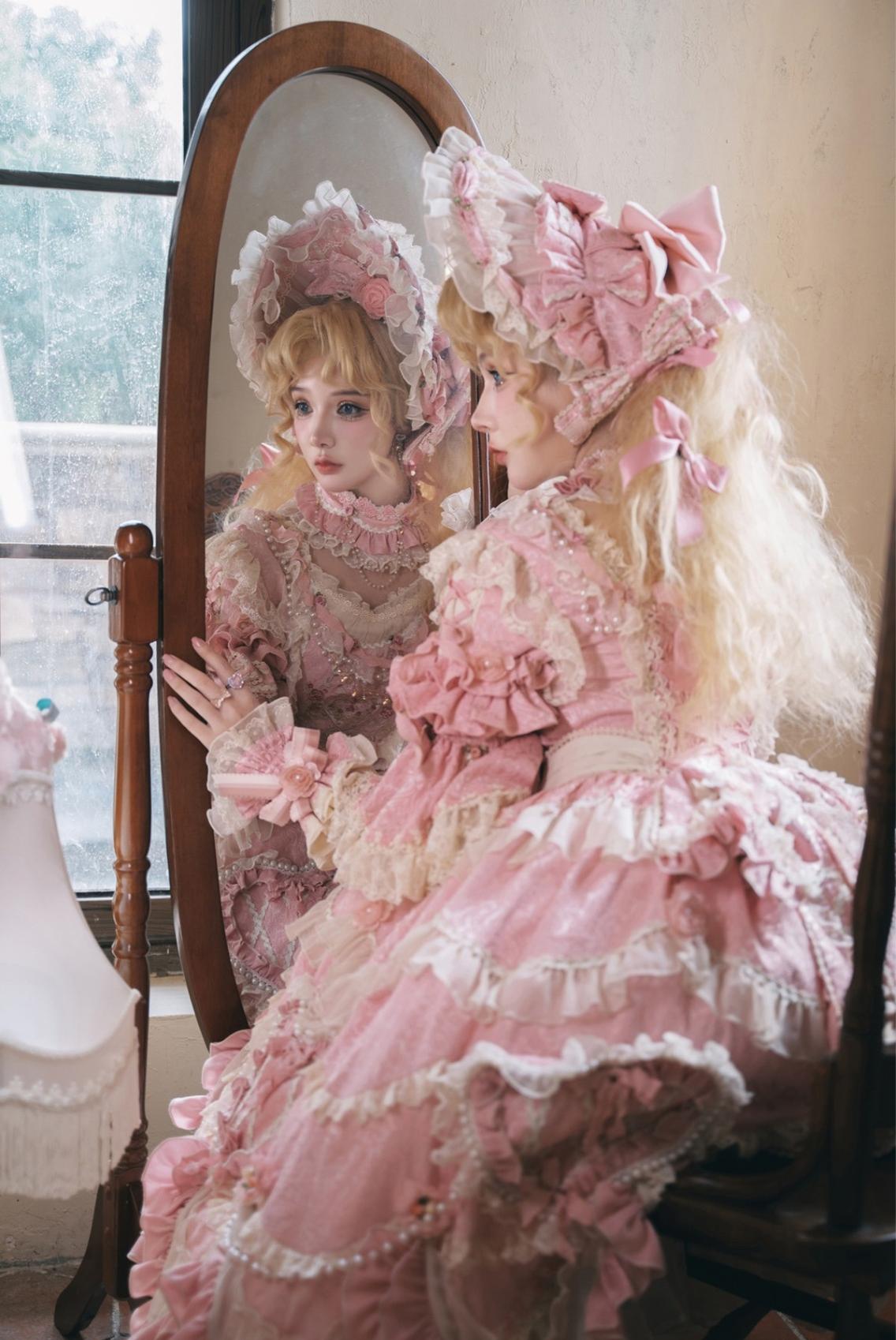 Bramble Rose - Antique Cake - Vintage Lolita OP Princess Dress Gorgeous Lolita Outfit 41536:701648