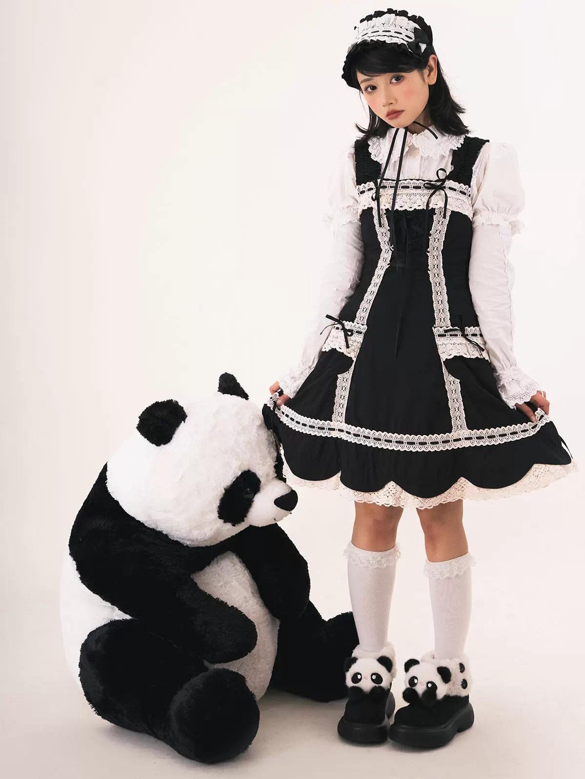 Sheep Puff - Fluffy Zoo - Fluffy Sweet Lolita Snow Boots, Animal Decorations 44263:801754