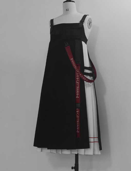 Princess Chronicles - Nameless Blade - Waste Soil Ouji Lolita Black Coat Set S JSK only (in-stock)
