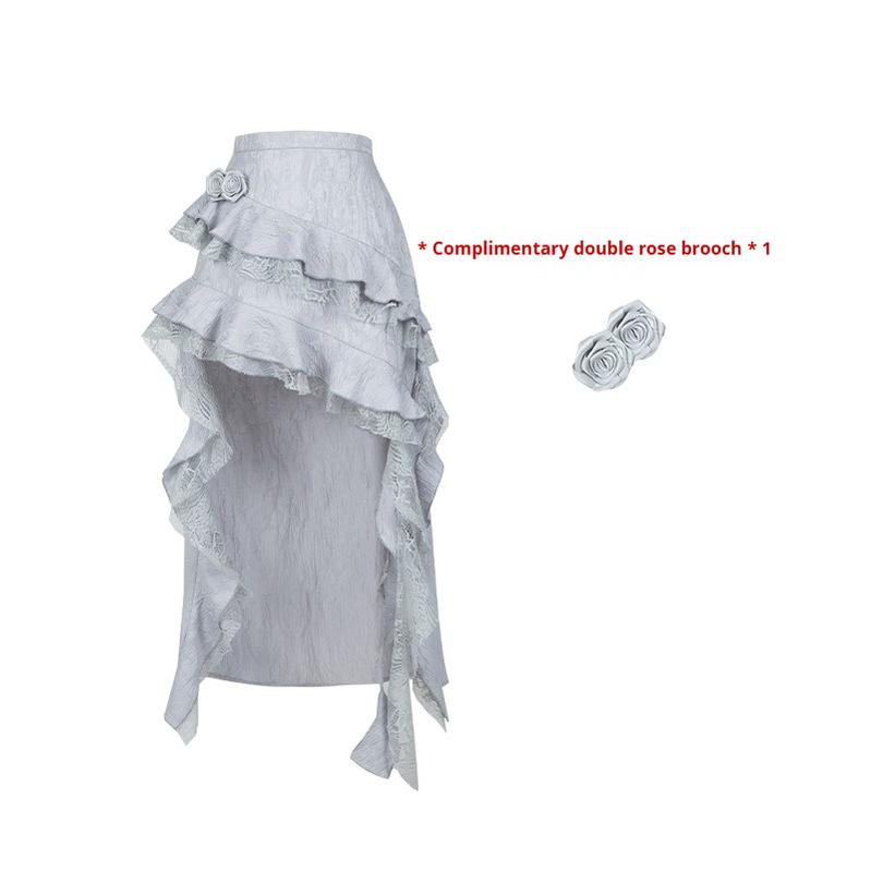 With PUJI~Letter and Poetry · Twilight~Gothic Witch Lolita SK Suit Bodice Mermaid Dress (L M S XL) 41706:711674