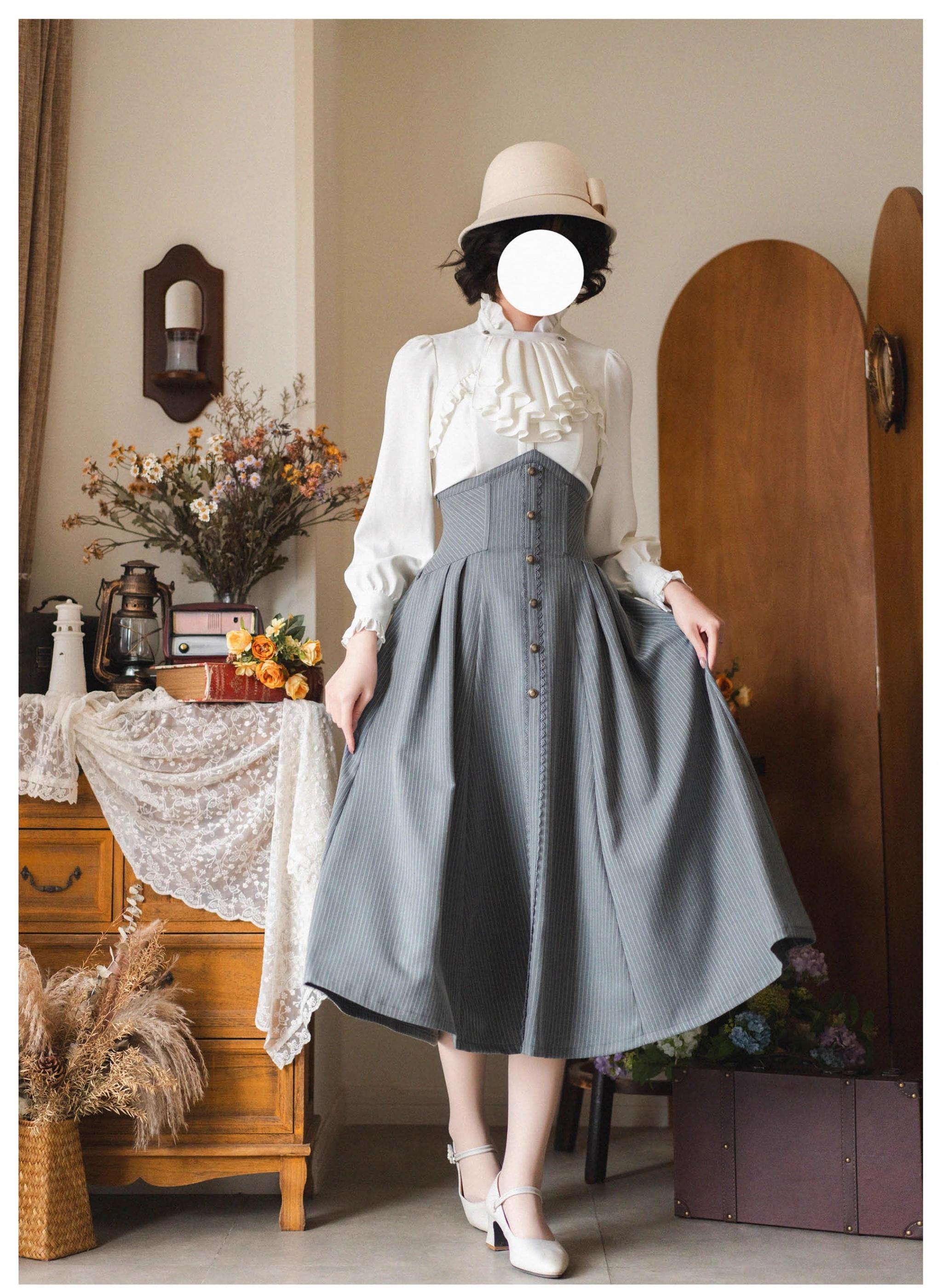Forest Wardrobe - Forest Stationery - Classic Lolita SK Suit With Shirt And Coat