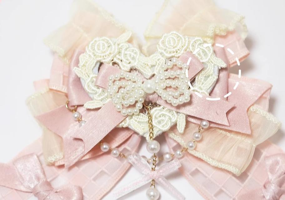 (BFM)The Accessories' Story~Satin Ballet~Sweet Lolita Headdress Feather Bow 36290:515048