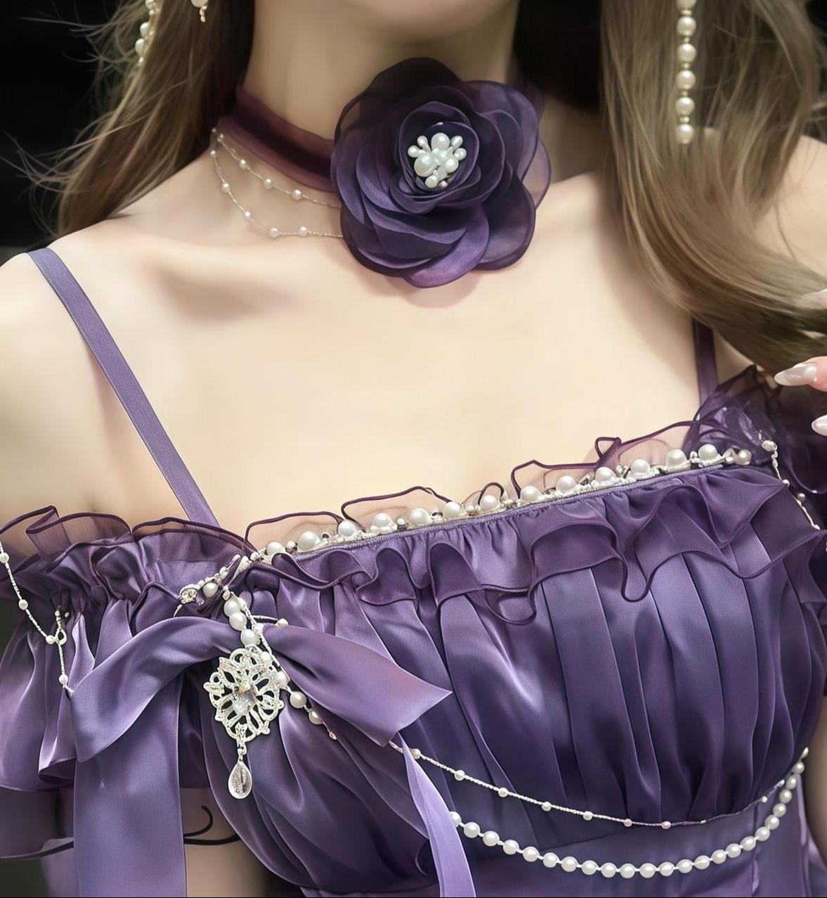 Meowing and fruity - Milky Way - Princess Lolita Accessories Back Bow Trailing 41388:744462