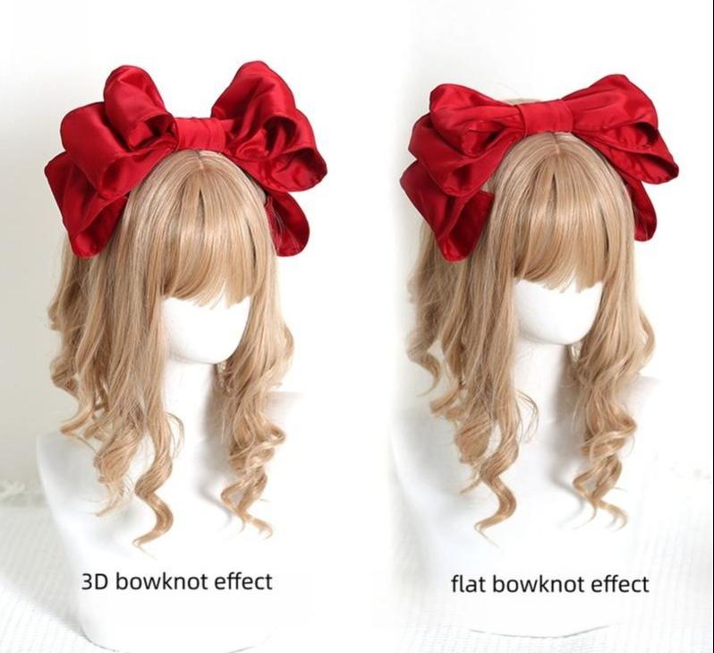 Xiaogui - Satin Doll-like Lolita KC, Layered Bowknot