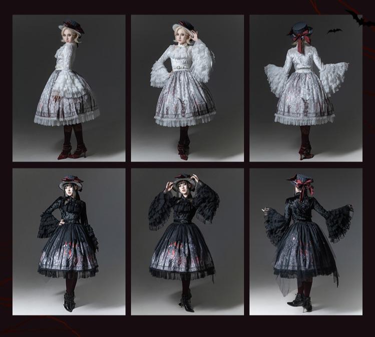 TALEBRINGER - The Sanguivorous Clan 2.0 - Gothic Lolita Coat, Blouse & SK 44090:794633