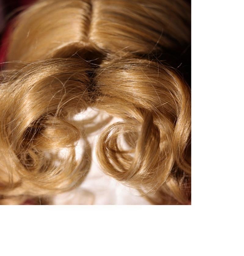 Retro Lolita Roman Roll Wig, Detachable Ponytails