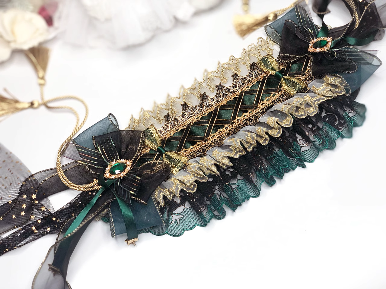 Qianye - Elegant Lolita Headband Gorgeous Lolita Headdress
