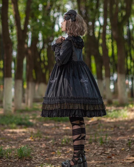 Infanta - Holy Fruit Estate - Gothic Lolita OP Dress Multicolors