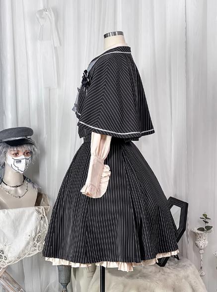 CastleToo - King's College - Ouji Lolita Skirt Set Prince Tie Shirt Set