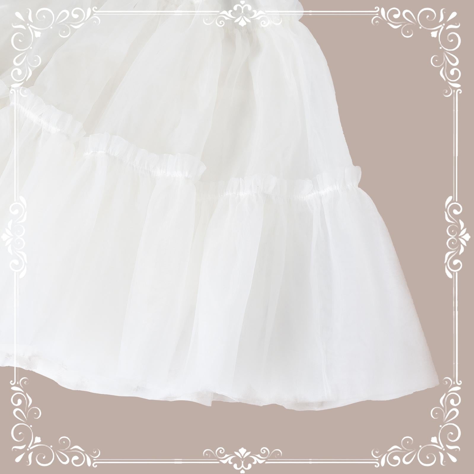 Aurora&Ariel -Dailywear A-Line Lolita Petticoat | 18" (45cm), Cotton Lining